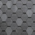 TEGOLA Střešní šindel ECO ROOF Hexagonal 269 GREY - šedá, cena za m2